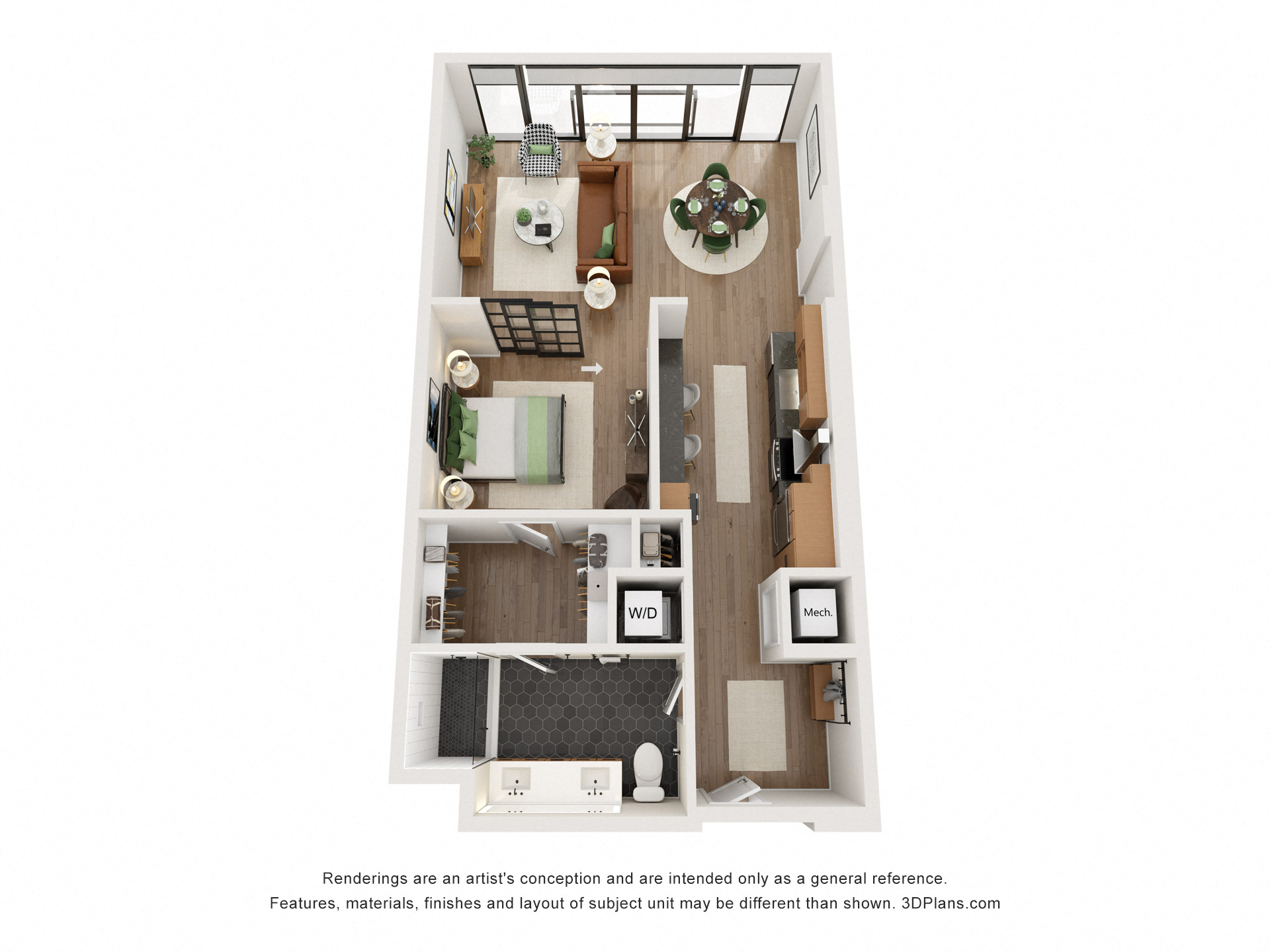 Gables Union Market JR6 Floorplan